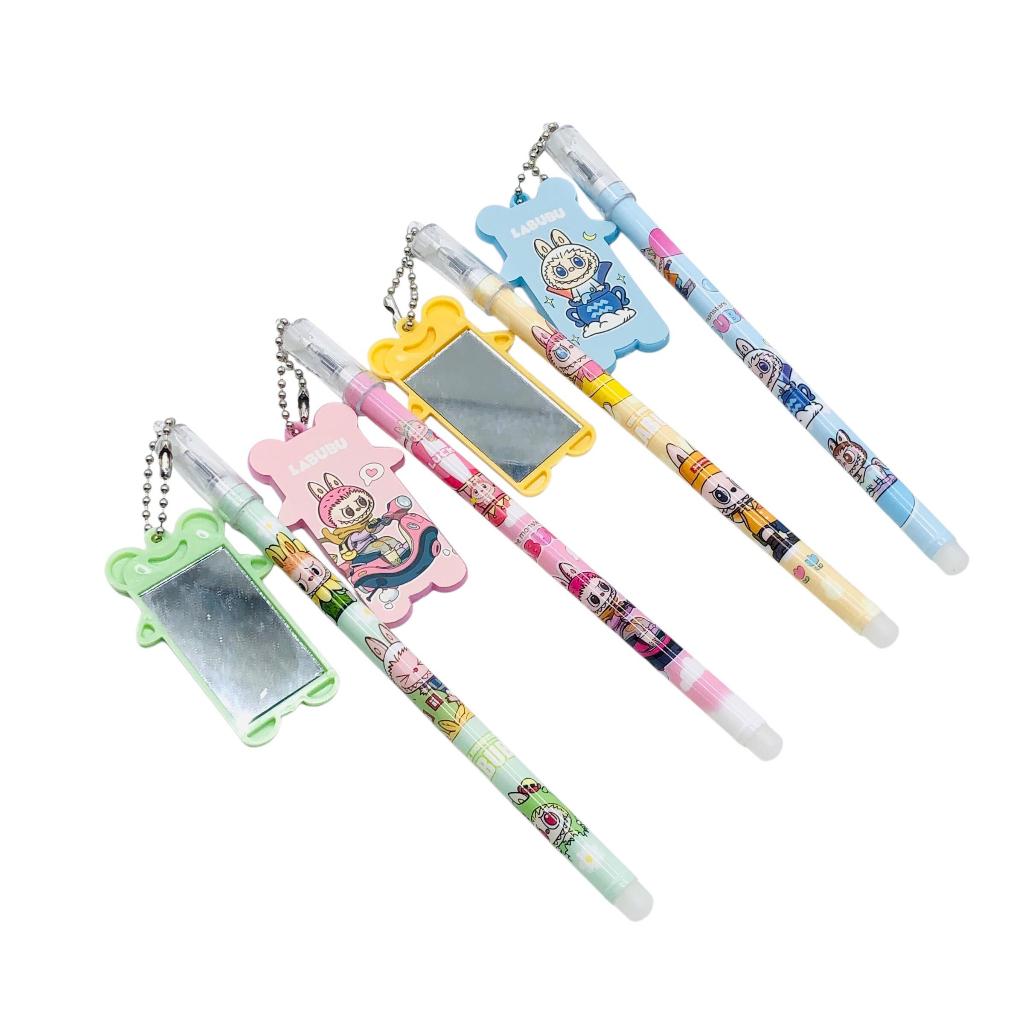 

(12 PCS) PULPEN 9359 GANTUNGAN CERMIN LABUBU / GEL PEN / PENA