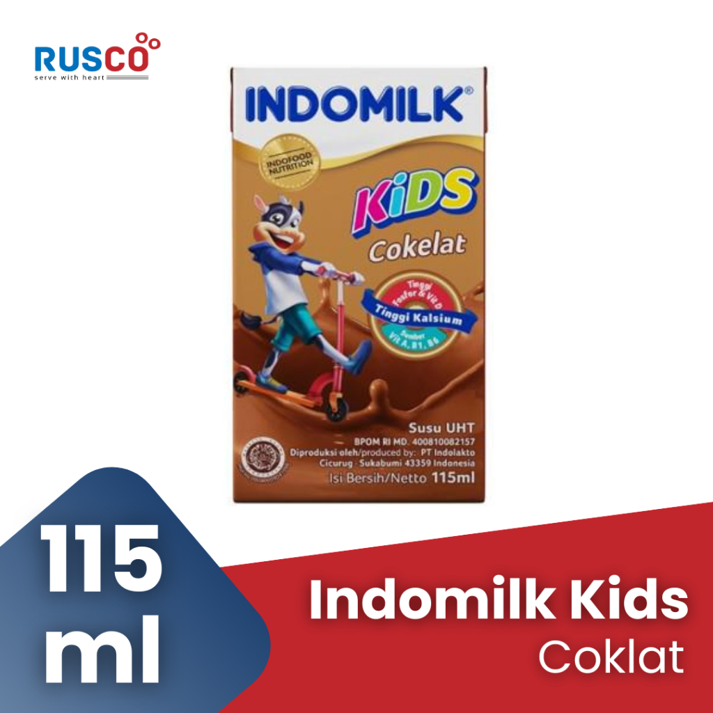 

Indomilk Kids Cokelat UHT 115 ml (Per PCS)