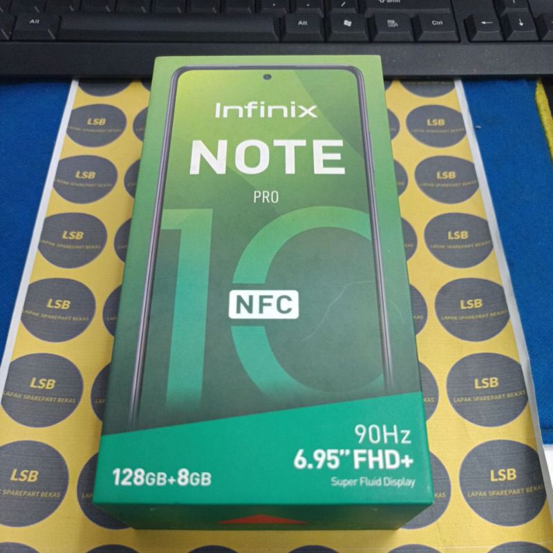 DUS BOX HANDPHONE INFINIX NOTE 10 PRO NFC ORIGINAL BEKAS