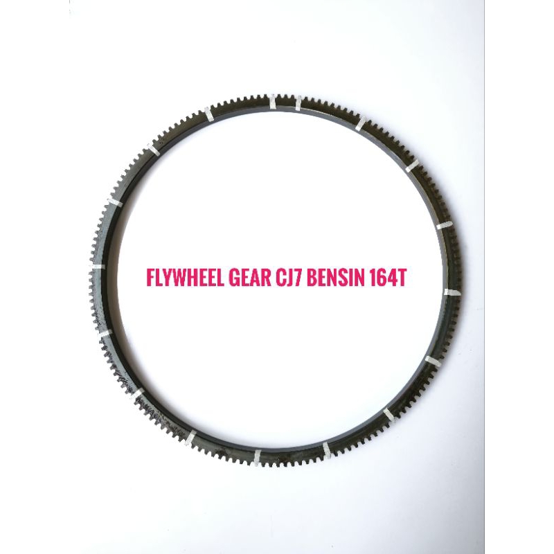 Flywheel Ring Gear CJ7 Bensin 164T Gigi Roda Gila CJ-7 Gigi 164