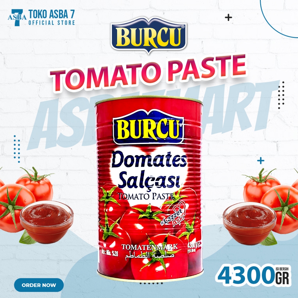 

BURCU TOMATO PASTE 4.3KG – SAUS TOMAT