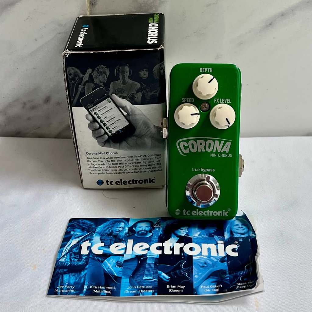 TC Electronic Corona Chorus Mini n boss mxr jhs gfi keeley electro harmonix