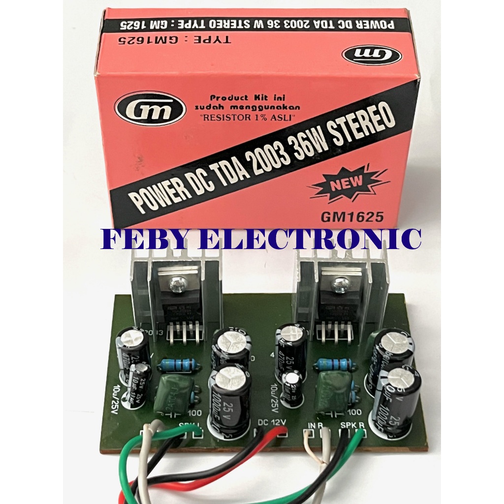 Power TDA 2003 36 Watt Stereo Kit GM 1625