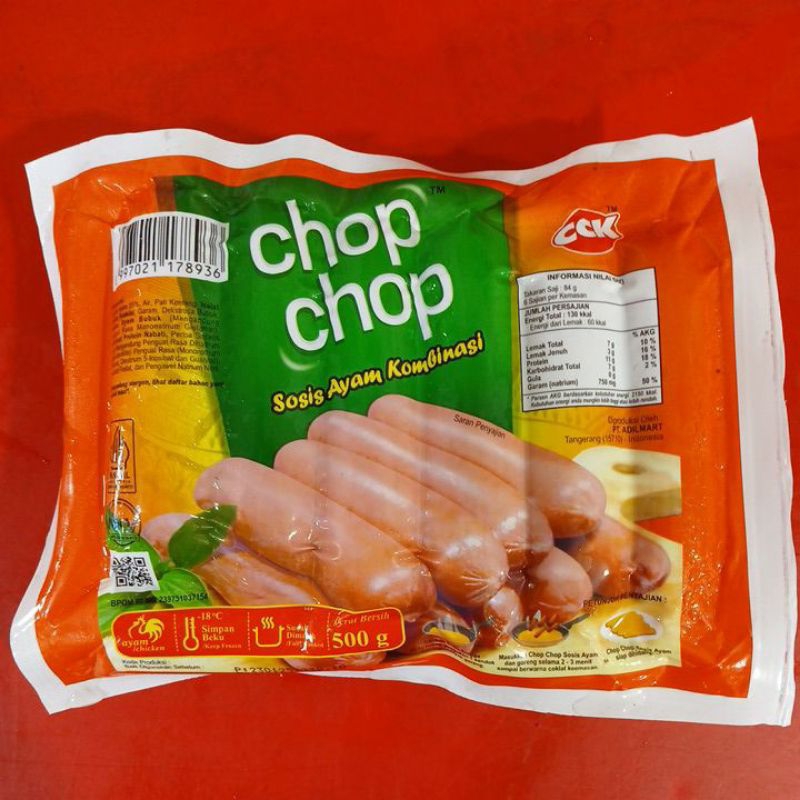 

Chop² sosis ayam kombinasi 500gr