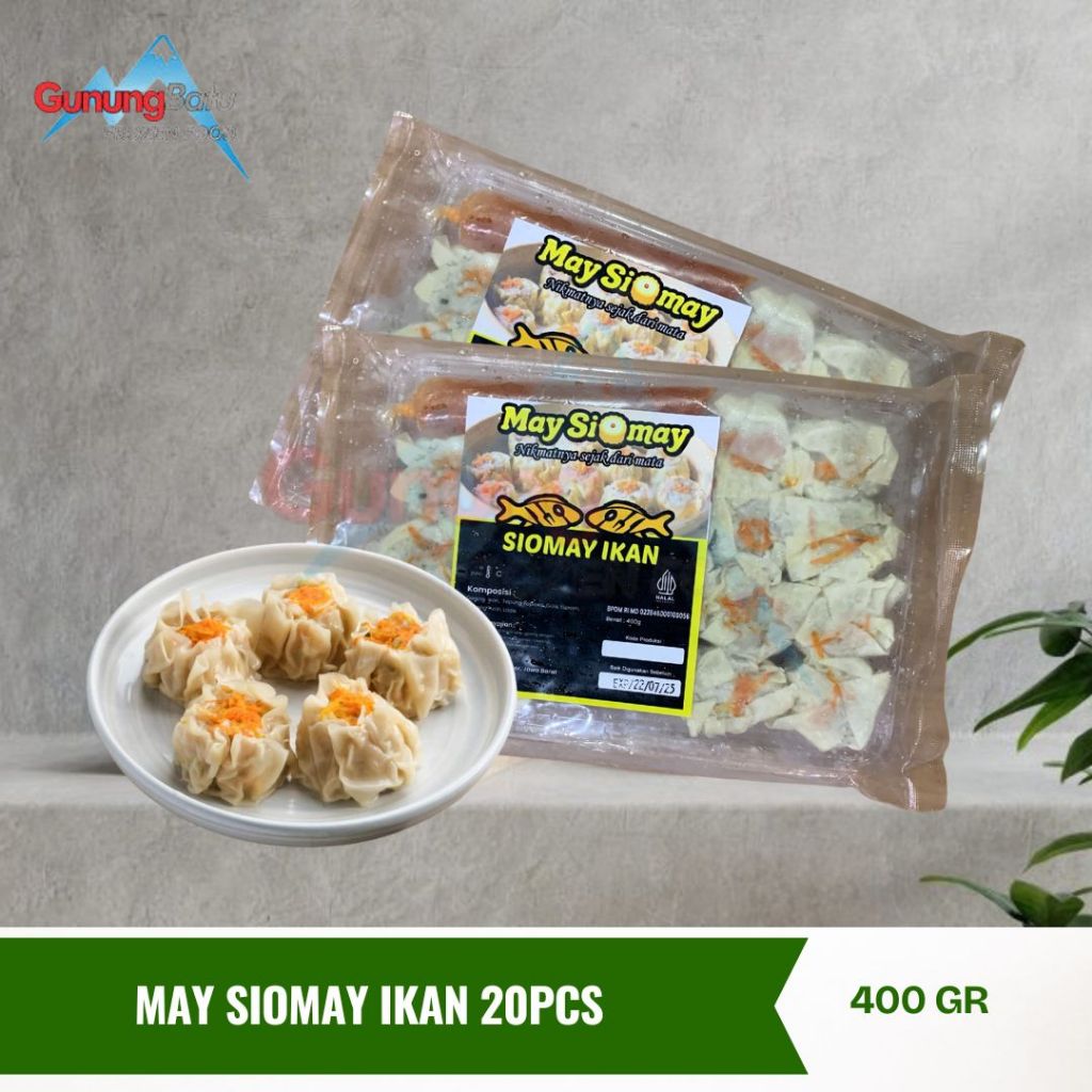 

MAY SIOMAY IKAN ISI 20PCS 400GR ENAK,PRAKTIS DAN HALAL