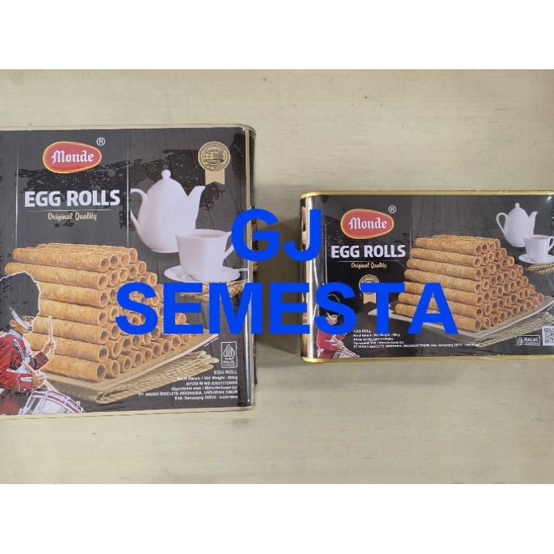 

Monde Egg Roll Kaleng varian 600/300Gr