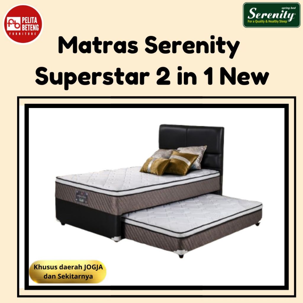 Serenity Set Springbed Sorong 2in1 Superstar Headboard Viola