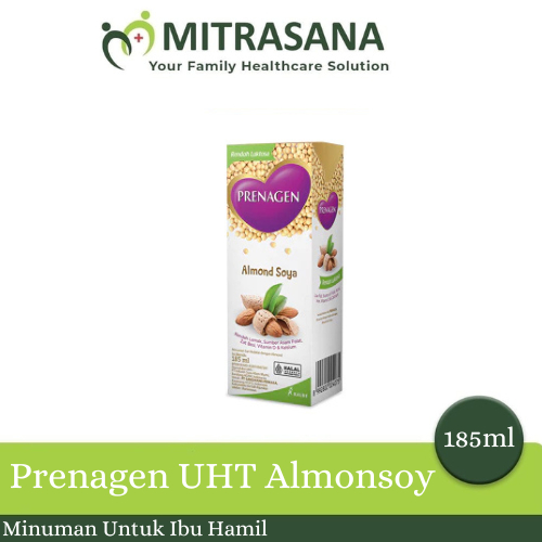 PRENAGEN UHT ALMONSOY 185ML | Almondsoy | Susu UHT Ibu Hamil