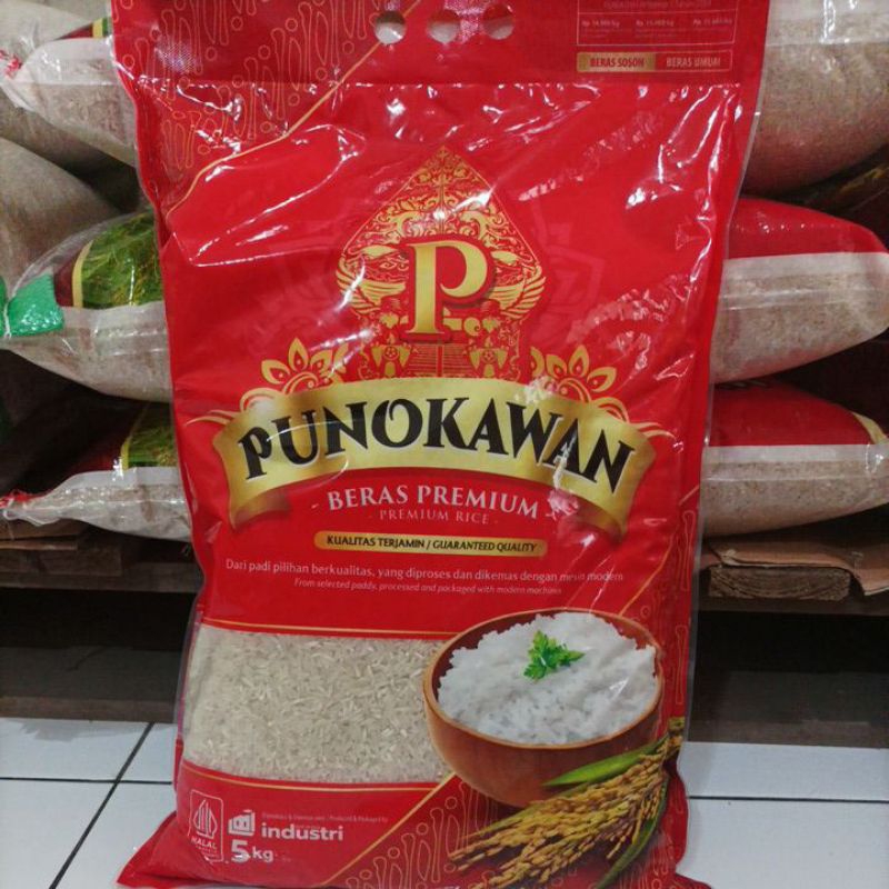 

BERAS PREMIUM Punokawan 5 Kg