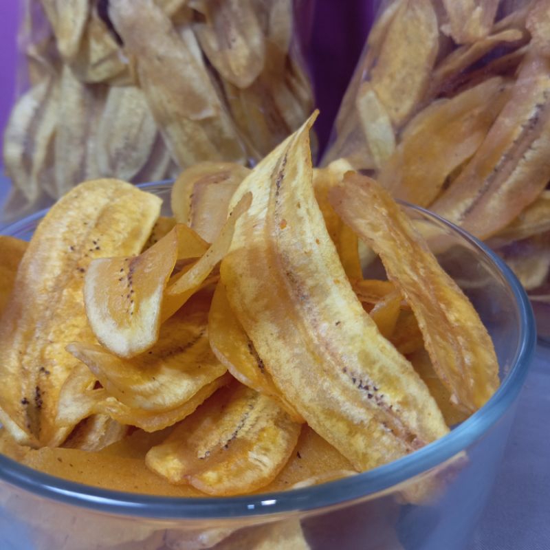 

keripik pisang kepok original asin renyah 500g