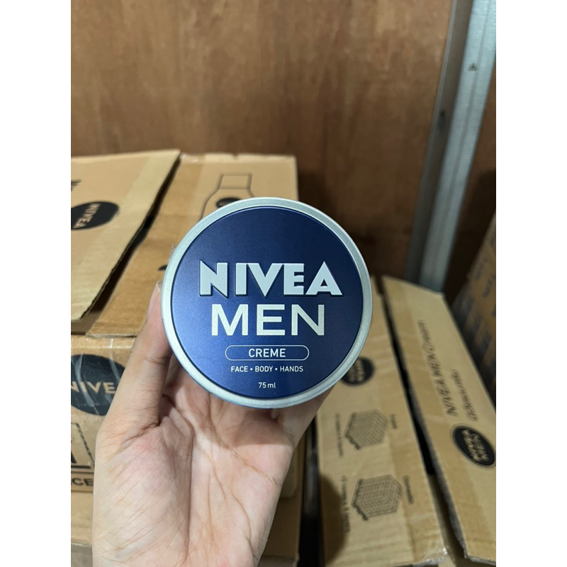 NIVEA men creme tin 75ml TWINPACK