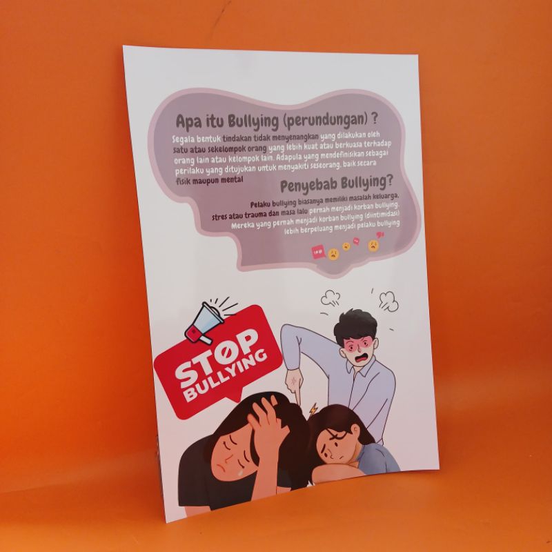 Poster Stop Bullying Disekolah - Poster Stop Bullying - Poster sekolah