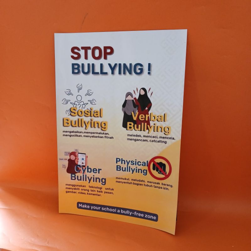 

Poster bullying - Poster Bullying sekolah - Poster Pengertian Bullying - Poster sekolah