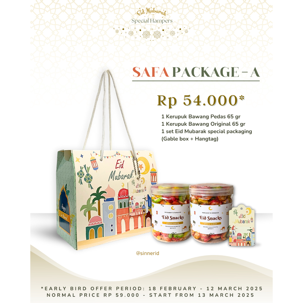 

HAMPERS IDUL FITRI 2025 - SAFA PACKAGE