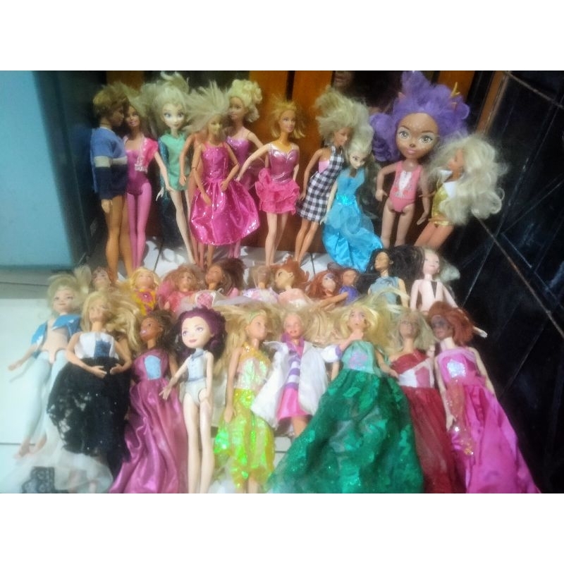 Boneka Original Mattel,Disney Hasbro,Simba Borongan 35 Picies