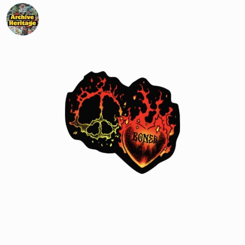 

sticker Bones Heart and Soul skateboards stiker