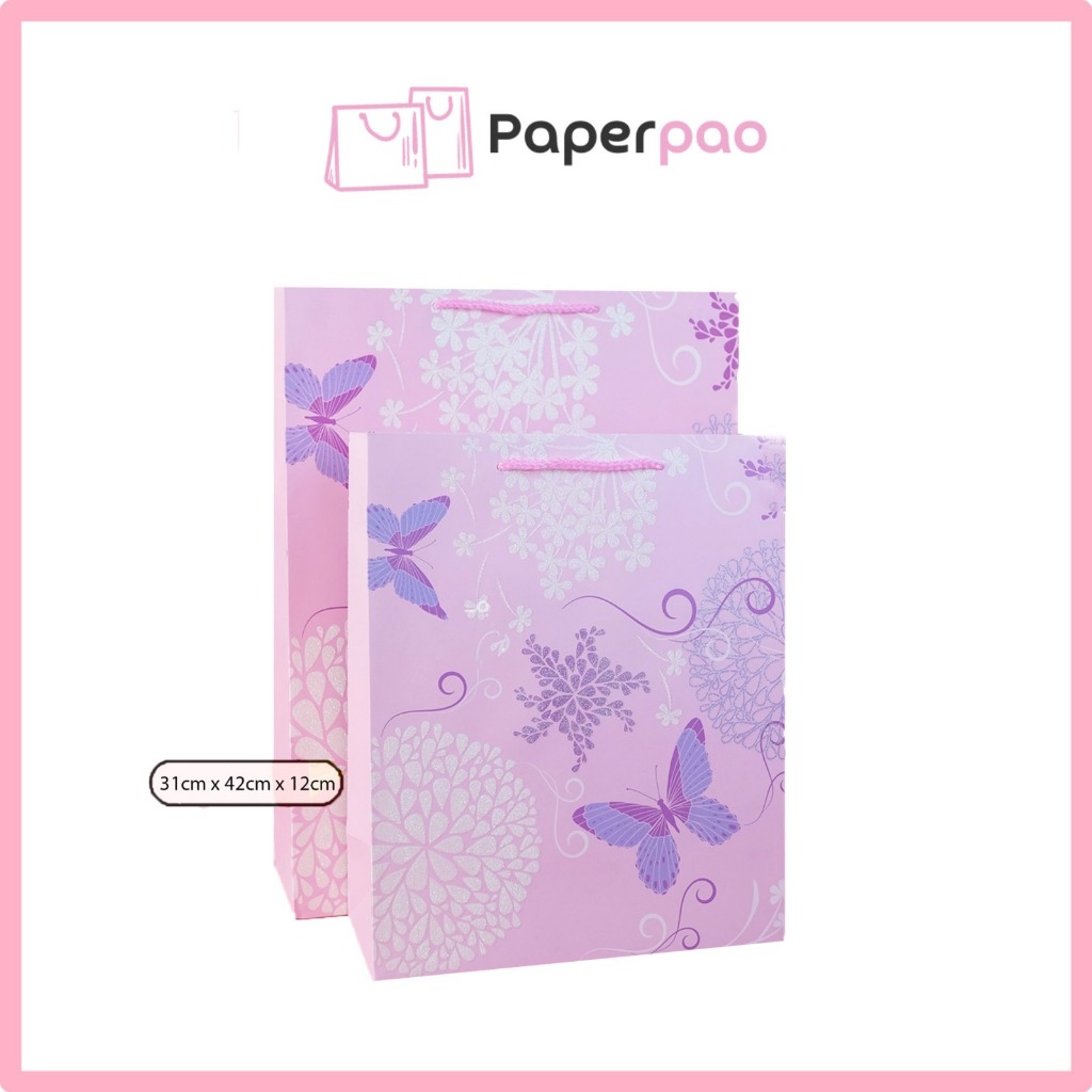 

PAPER PAO - Paper Bag Butterfly Kantong Kertas Karton Tebal Goodie Hampers