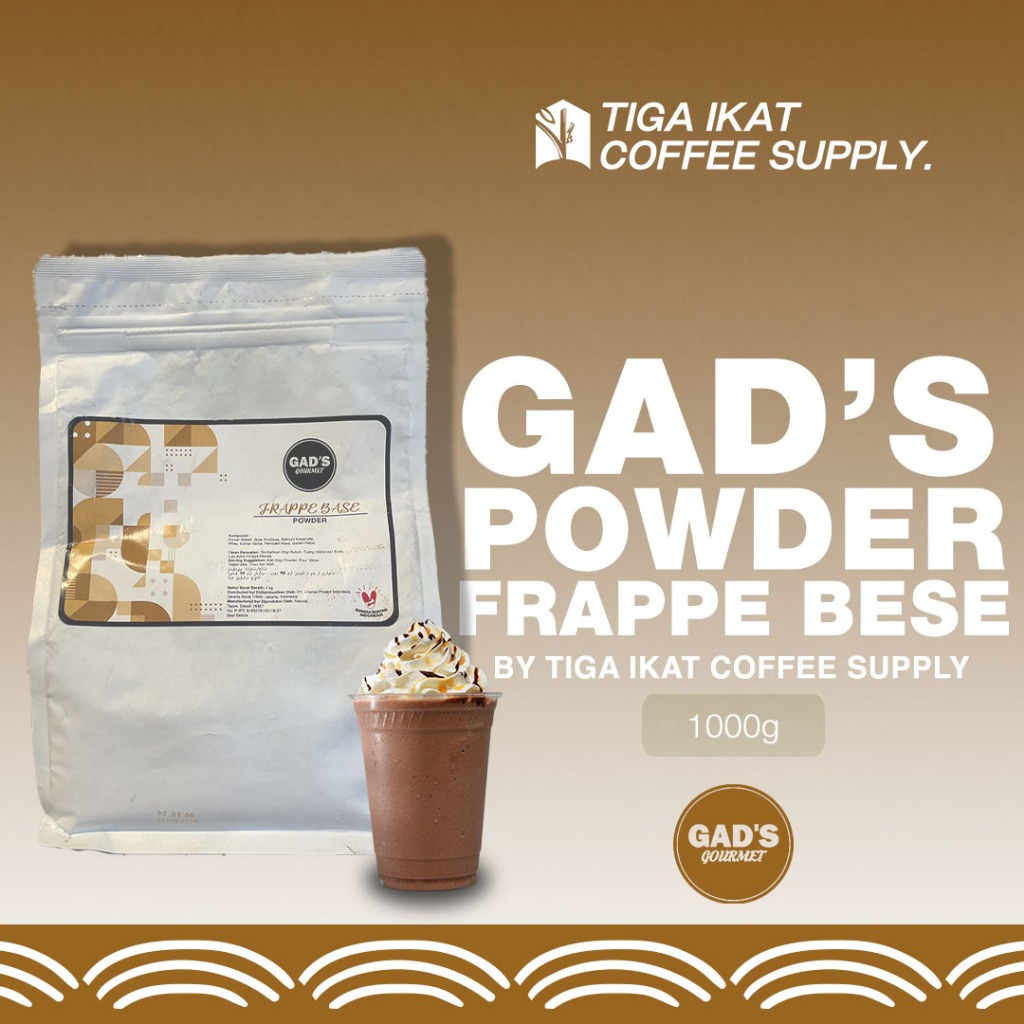 

Gads Powder Frappe Base / Frappio Base - Powder Drink - Minuman Bubuk 1 Kg