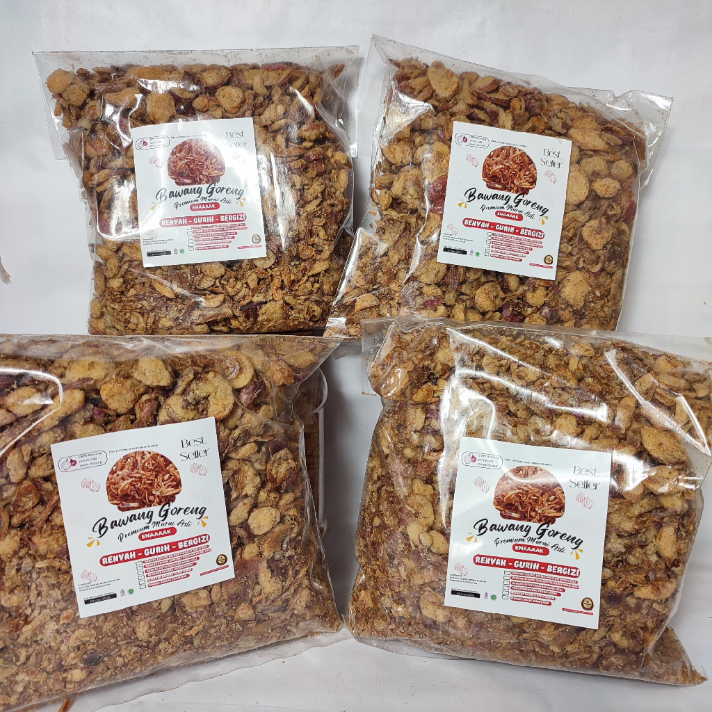 

MERAH-C [ 1 Kg ] Bawang Merah Goreng / Brambang Goreng, Grade C, Refil
