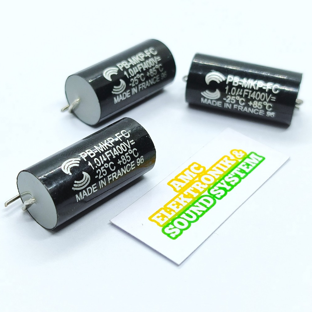 kapasitor 1.0 UF 400 V PB-MKP-FC ORIGINAL FRANCE