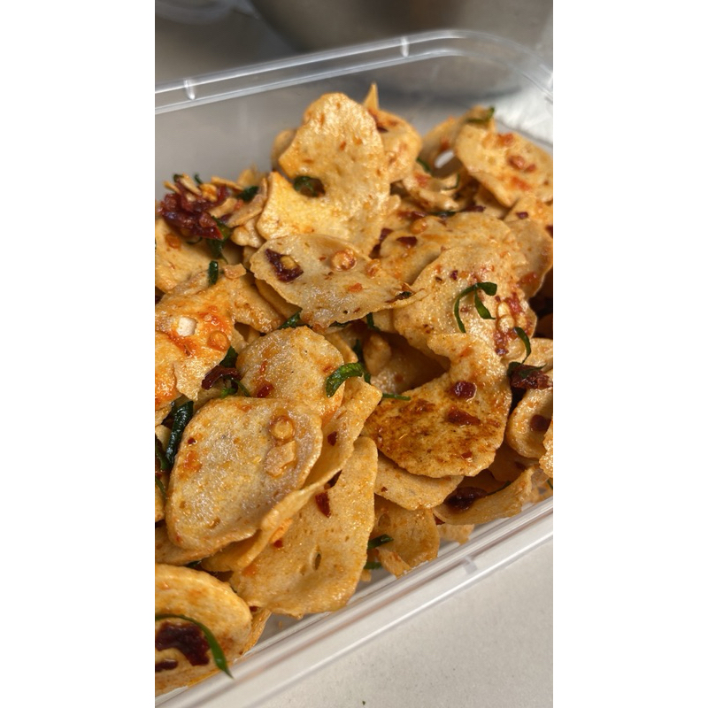 

Basreng Chili Oil Daun Jeruk