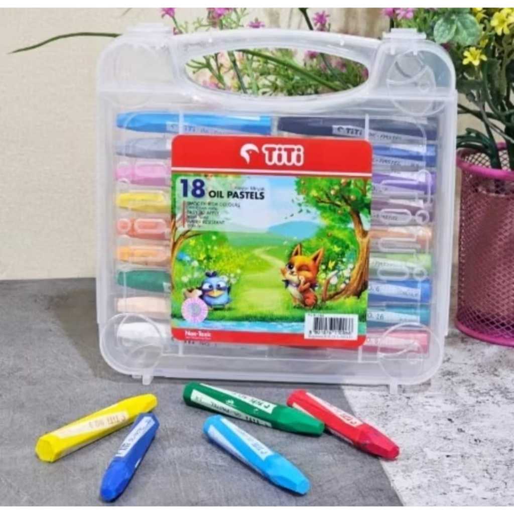 

CRAYON TITI OIL PASTEL 18 WARNA TERMURAH
