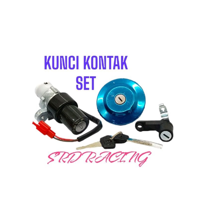 KUNCI KONTAK VIXION OLD PLUS TUTUP TANGKI & KUNCI JOK SETARA ORI