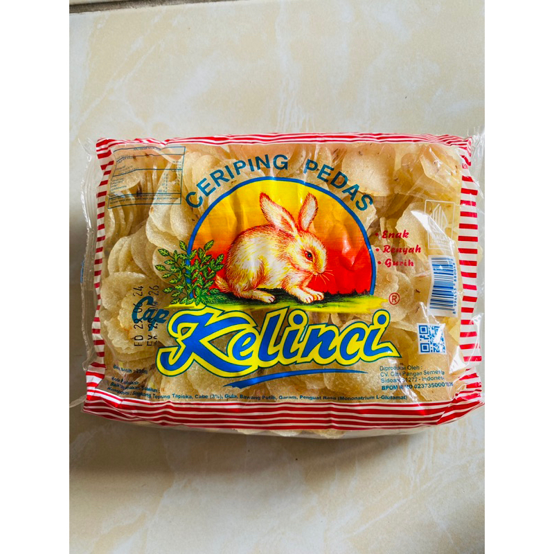 

Ceriping pedas cap kelinci kemasan 250g