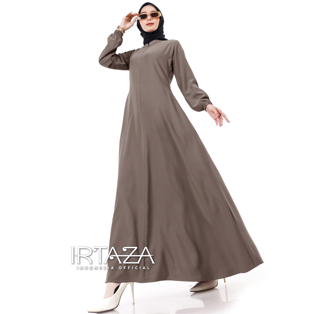 Vinolia Dress Gamis Polos Slim Fit Premium Marbella Silk Barbara Silk