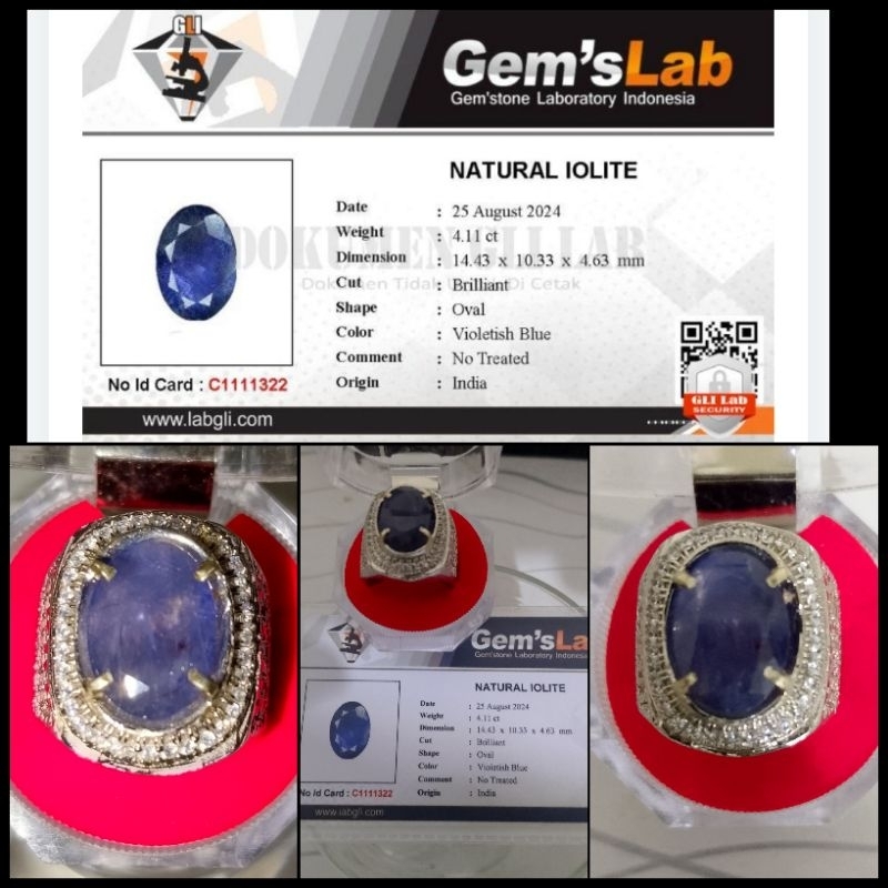 NATURAL IOLITE