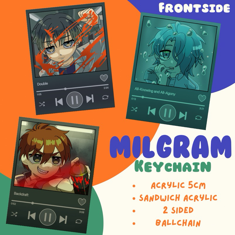 Milgram | keychain | fanmade