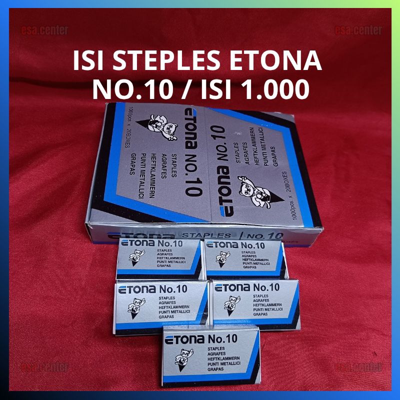 

1 Pack Isi Staples ETONA No.10 / Isi Stapler Besi No.10 ETONA