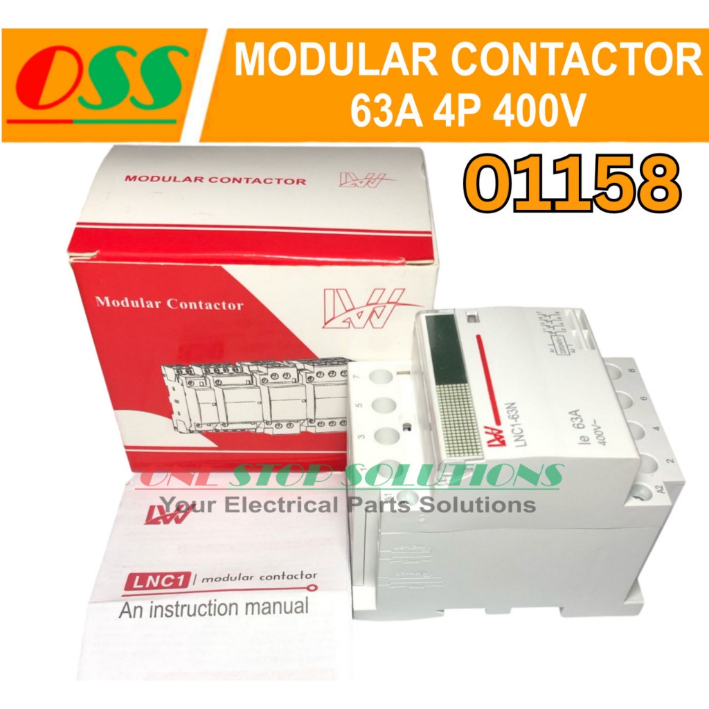 MODULAR CONTACTOR LW LNC1-63N 63A 4P 400V