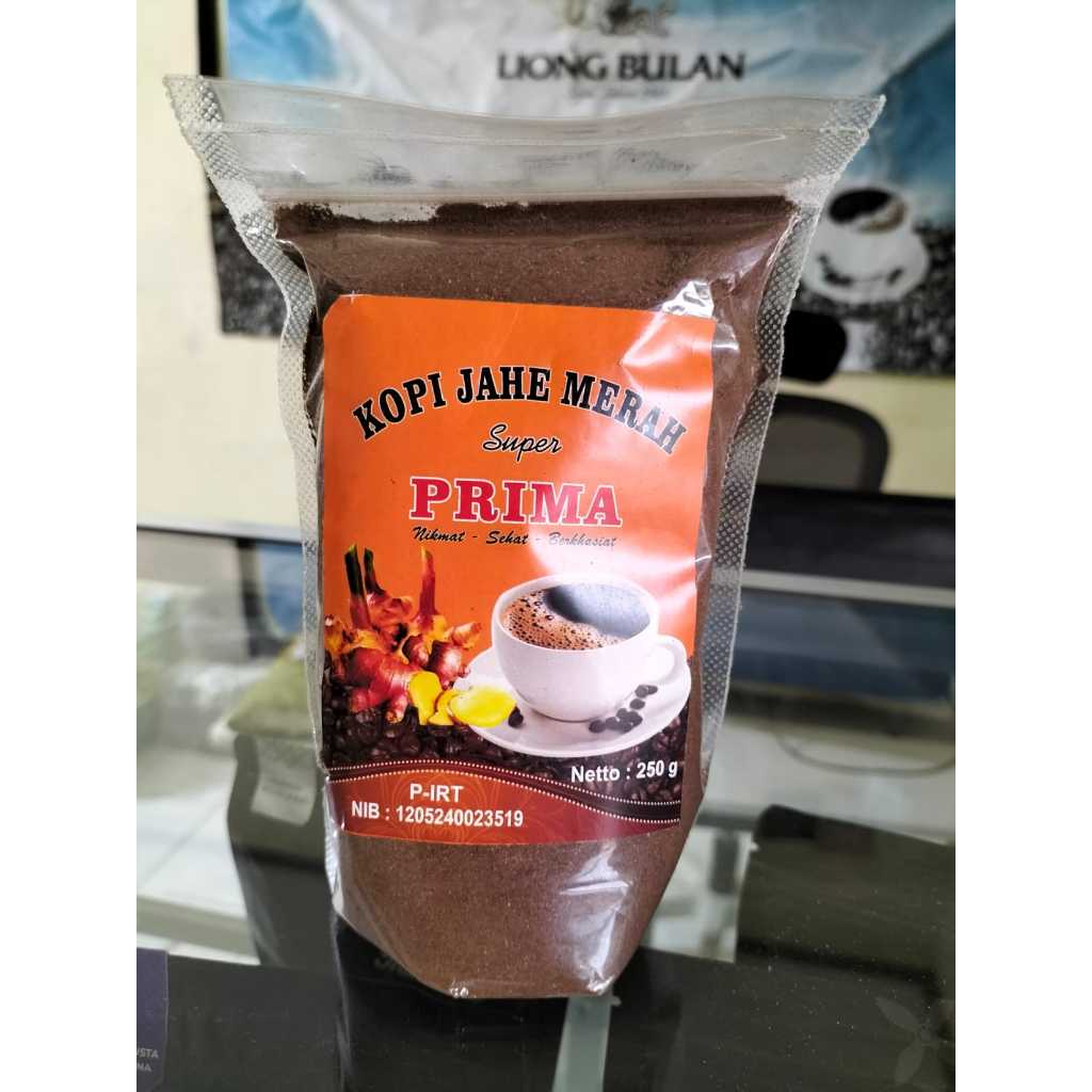 

Kopi Jahe Merah Super Prima Mix Antara Kopi dan Jahe Merah