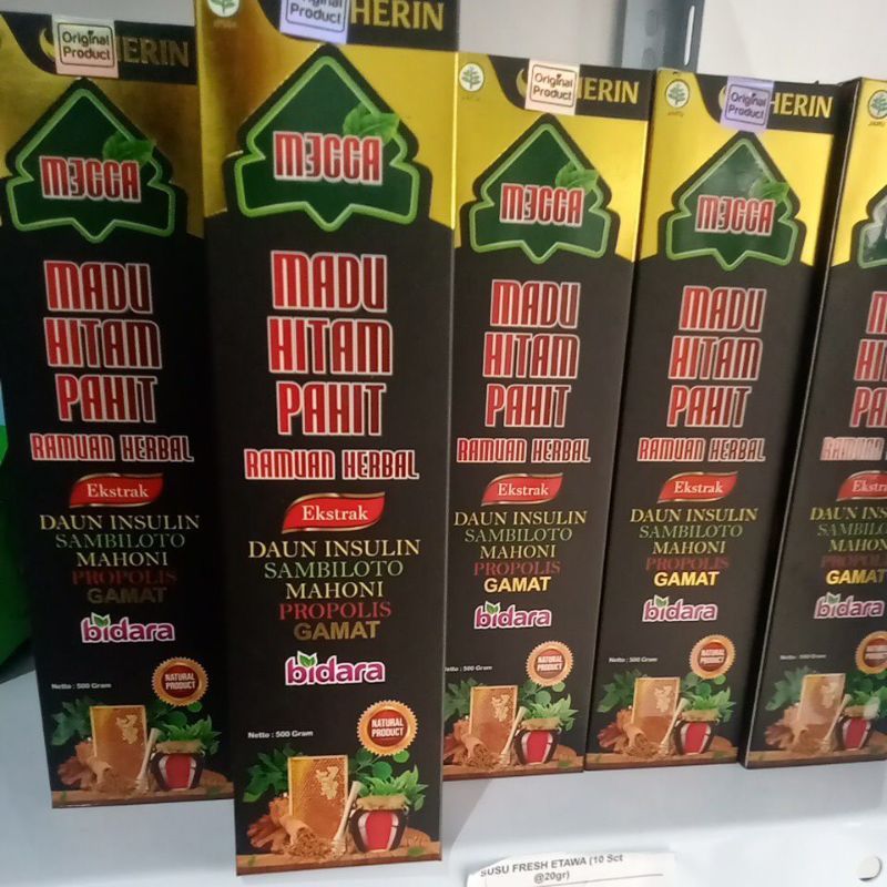

Madu hitam pahit insulin 500gr