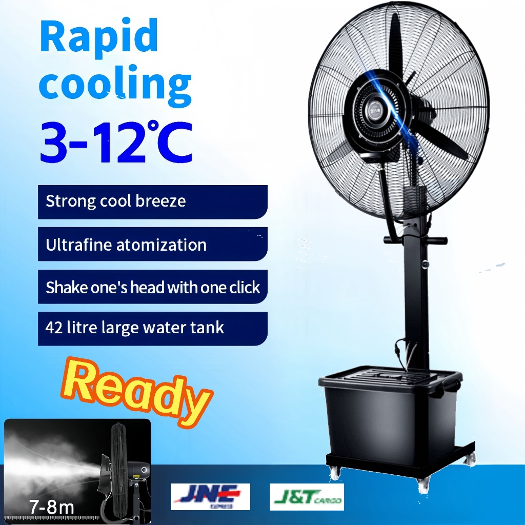 Kipas  Embun 30 Inch  Mist Fan / Kipas Angin Air / Kipas Angin Embun  / Kipas Angin Berdiri / Kipas 