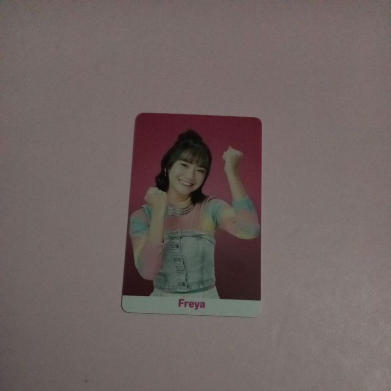 Photocard Official Telkomsel X Jkt48 Freya bacth 2