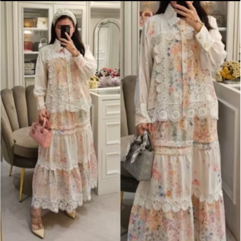 SET ROK  MEJIWANG PREMIUM /MIDI/GAMIS/DRESS