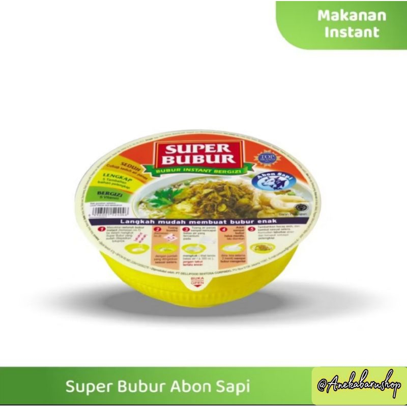 

SUPER BUBUR CUP 67g ( 1 CUP)