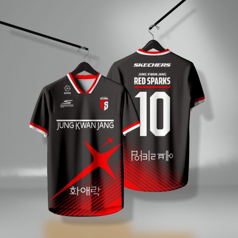 Jersey RED SPARKS Full printing