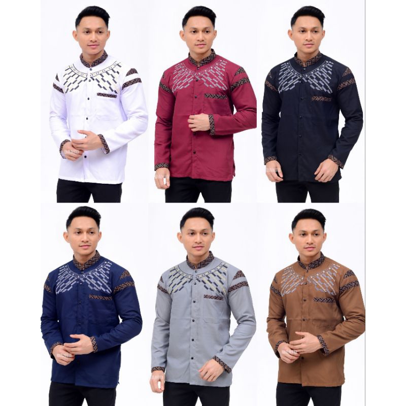 KEMEJAN BATIK PRIA LENGAN PANJANG BATIK SERAGAM BATIK PRIA