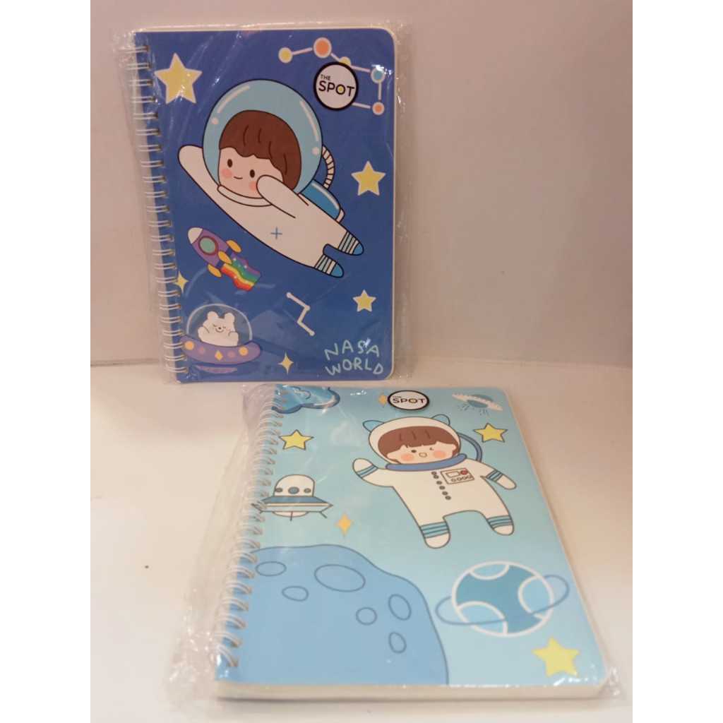 

GRAMEDIA KARAWACI -THE SPOT NOTEBOOK COIL GRID COVER KARAKTER A5