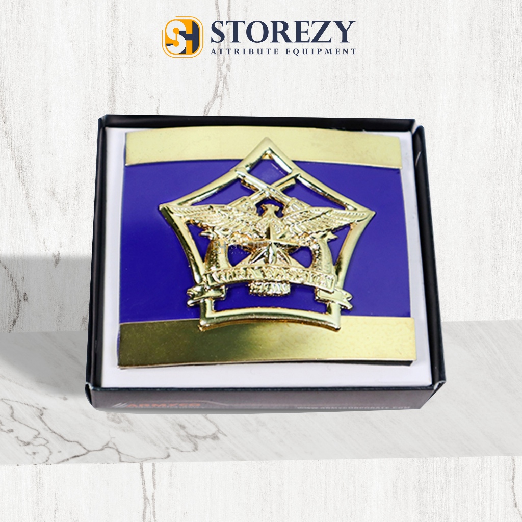 Emblem Baret POM AU / Emblem Baret PM TNI AU Premium