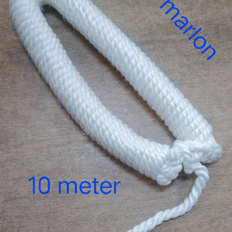 

Tali Tambang Pramuka Marlon 10 Meter Tali Serat Nilon / Nylon