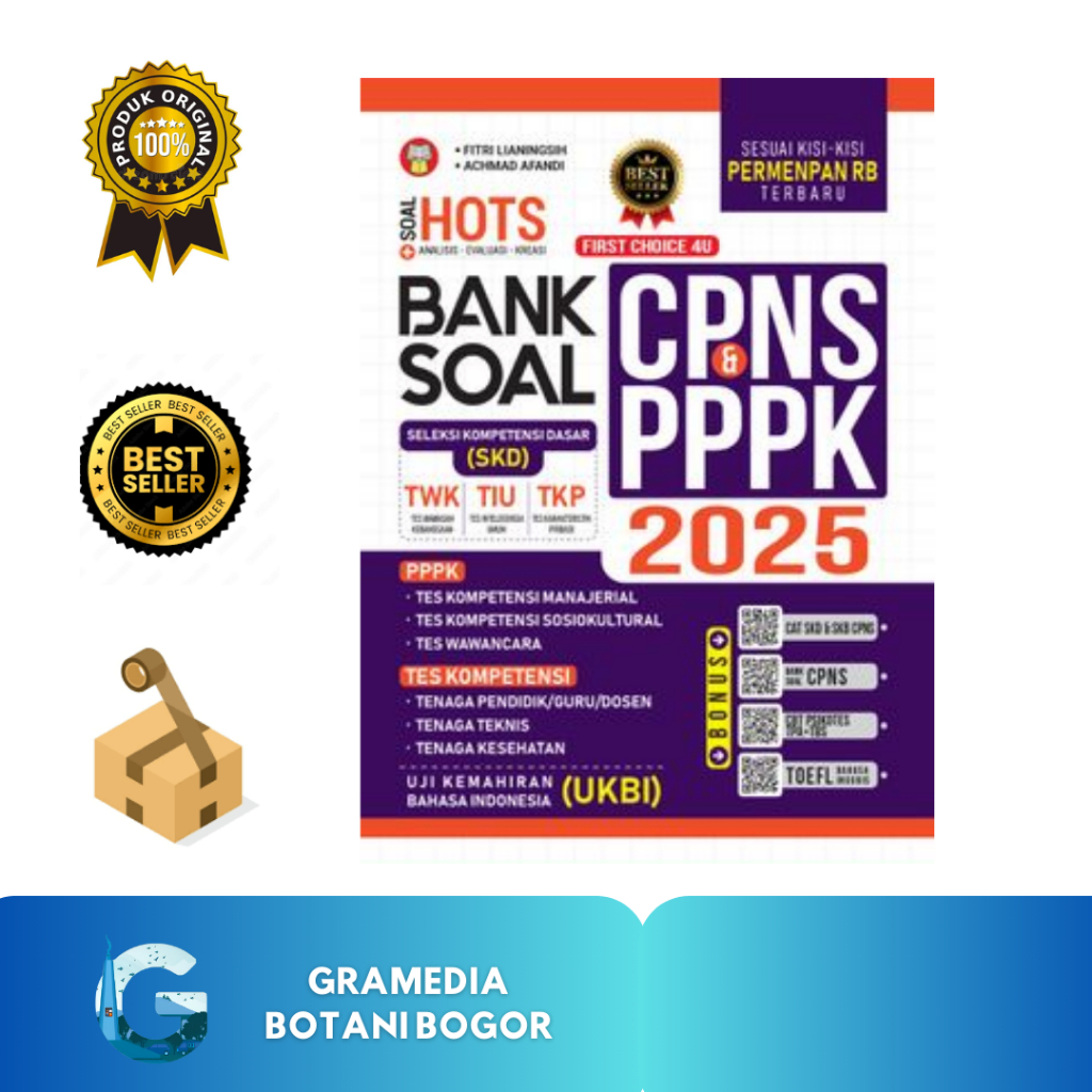Gramedia Bogor - Buku Bank Soal Cpns & Pppk 2025