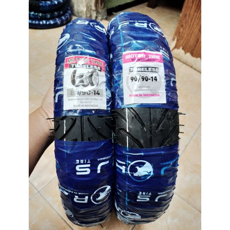 Ban Motor Matic Tubles & Non Tubles Ring 14 Ukuran 80/90 & 90/90-14