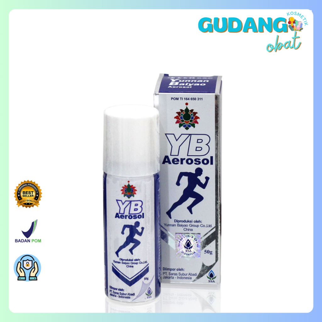 Yunnan Baiyao Aerosol 85 Gr-YB Aerosol SSA-Obat Bengkak