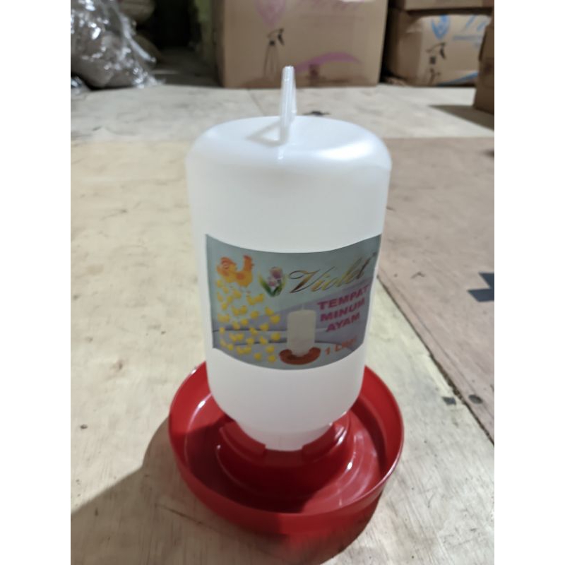 Tempat minum ayam puyuh dll vistar kapasitas 1 liter