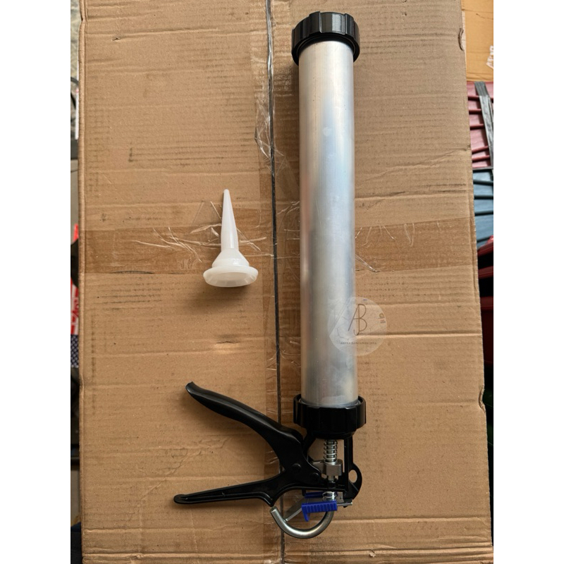 Tembakan Lem SOSIS TABUNG 600ml / Tembakan Lem Silicon TABUNG 600ml / Caulking Gun Sausage