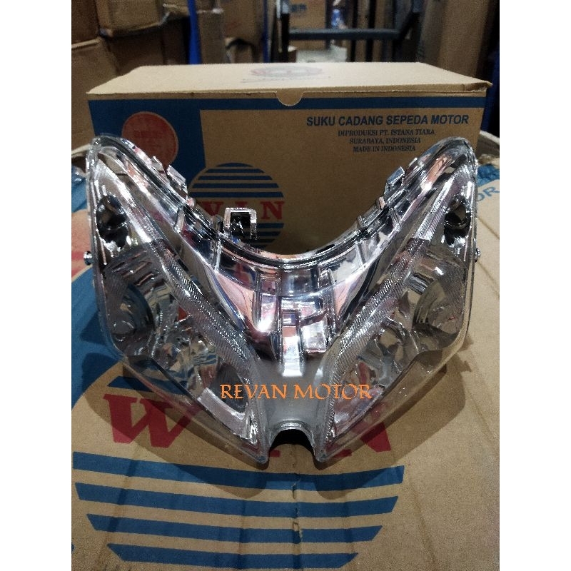 Lampu reflektor depan Vario 110 lama karbu/ Lampu depan vario 110 karbu